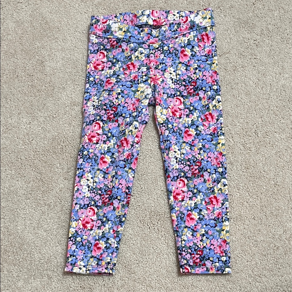 Janie and Jack Multicolor Floral Leggings